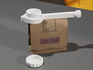 Functional bag clip screw