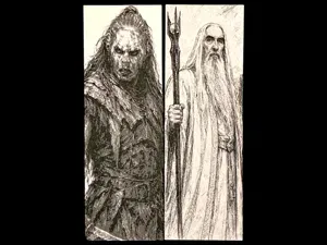 Saruman the White & Lurtz Bookmark Set | LOTR