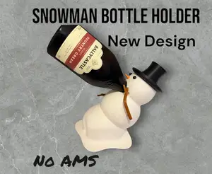 Christmas Snowman Wine Bottle Holder
