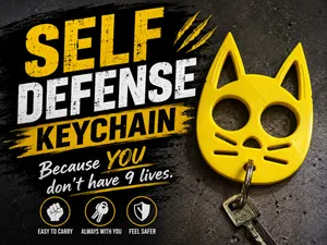 Kitty Kat Keychain