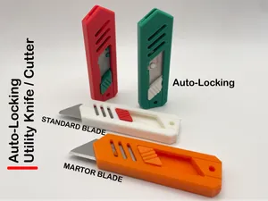 Auto-Locking Utility Knife / Cutter