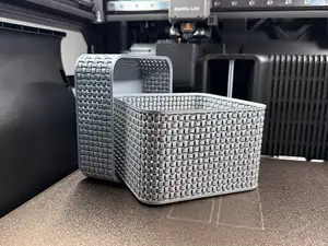 Stackable Rattan Style Organizer Boxes