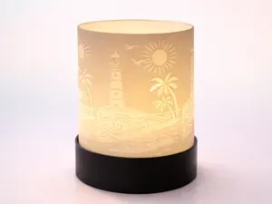 Tropical Iceland w. Lighthouse Lantern