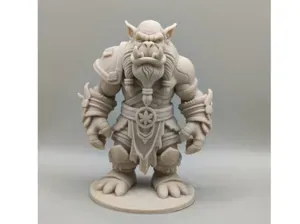 Orc Warham style figurine