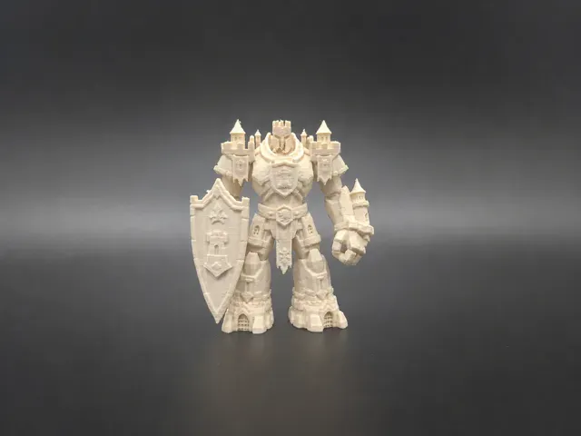 Fantasy Castle Stone Golem RPG DnD Mini — Фото 5 из 6