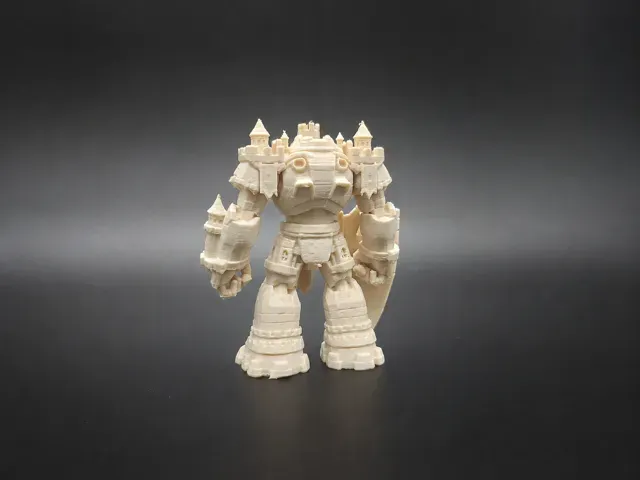 Fantasy Castle Stone Golem RPG DnD Mini — Фото 2 из 6