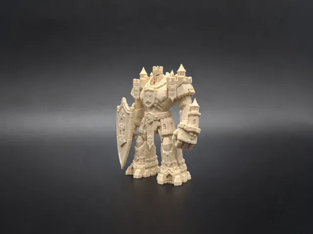 Fantasy Castle Stone Golem RPG DnD Mini — Фото 4 из 6