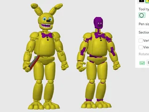 Spring Bonnie Dummy 13 Alternate Pieces By Jaebii