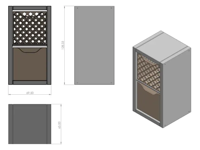 Modular Mini Shelf 1x2 – Doll & Desk Storage — Фото 8 из 8