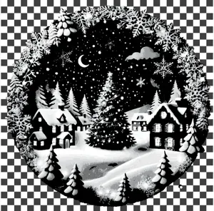 Weihnachtsdekoration Fensterbild
