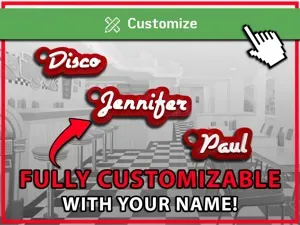 Vintage 70s Style Font Custom Keychain Generator