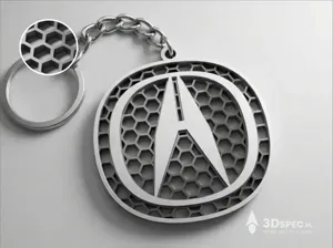 Acura logo keychain