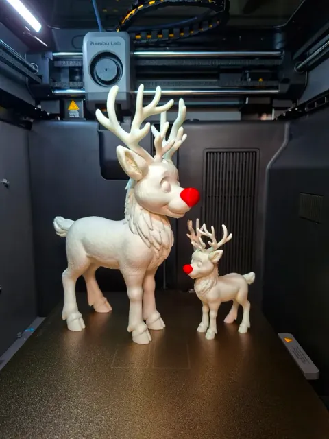 Christmas reindeer Rudolph — Фото 3 из 6
