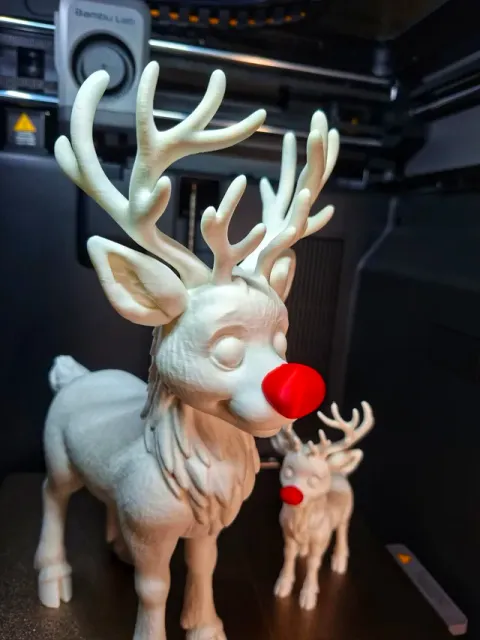 Christmas reindeer Rudolph — Фото 6 из 6