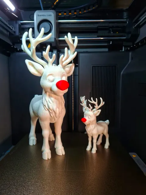 Christmas reindeer Rudolph — Фото 2 из 6