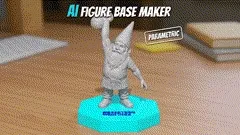 Miniature Base Maker - Custom STL Base + Text/SVG