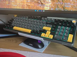 Keyboard Stand with Mouse Garage – Desk Organizer