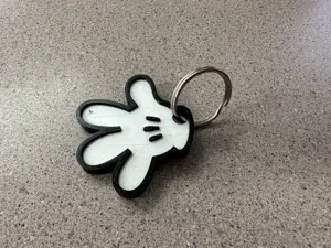 Mickey Hand Keychain Zipper Pull