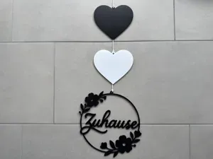 Doppelherzen voller Liebe