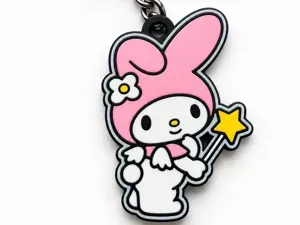 Hello Kitty-inspired keychain