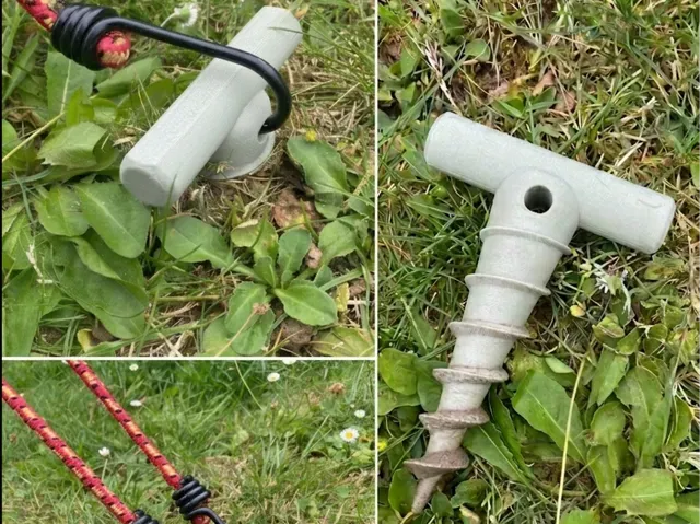 Camping Ground Screw Peg