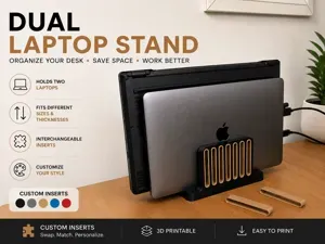 Dual Laptop Stand