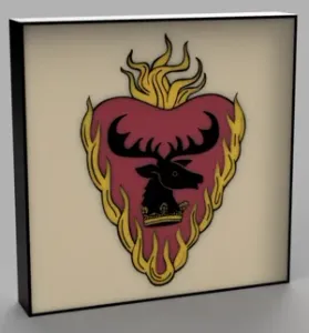 Game of Thrones House Stannis Baratheon LED Lamp