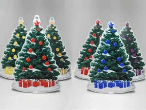 Christmas Tree Ornament - Tree with presents