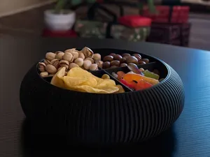 Snack-Schale im skandinavischen Rippendesign