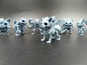 Arcanine Skeleton Pokemon Kawaii - Anime - Toy