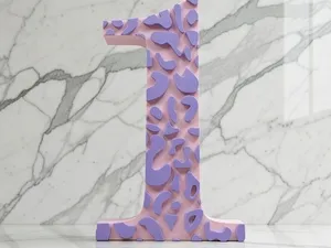 Numbers Leopard Print set 0 to 9