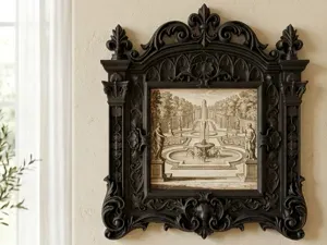Royal Gothic Frame - The Ebony Portal Art