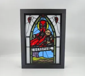 Deadpool Stained Glass Light Box