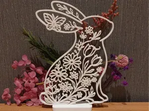 Osterhase Fruehling Deko