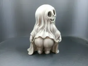 Funny Cheeky Kinky Ghost Figurine Halloween Decor