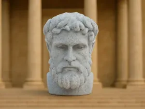 Antike Griechische Büste als stilvolle Deko