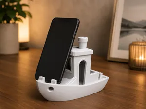 Benchy Phone Stand-Iconic 3D Printing Boat Dock