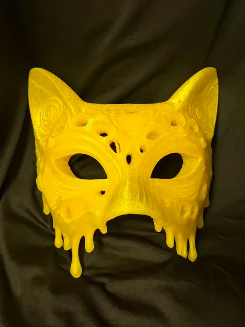 Drippy Kitty Mask / Wall Art — Фото 4 из 5