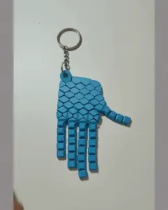 flexi articulated hand key ring
