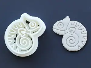 Chameleon Polymer Clay Cutter Earrings