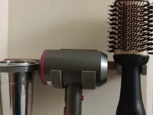 Multiple hair dryer stand + cup holder