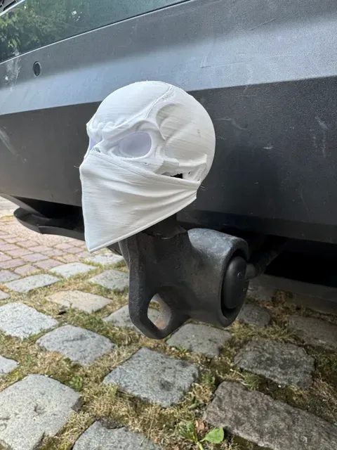 Masked Skull Tow Ball Cover - Ninja Hitch Shield — Фото 3 из 6
