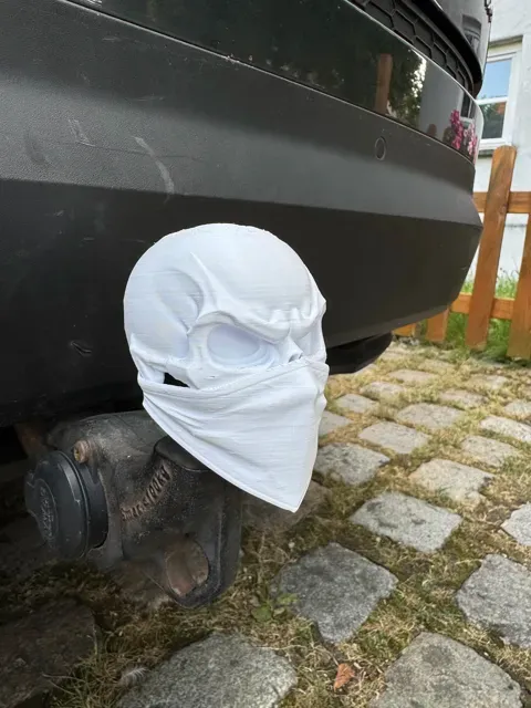 Masked Skull Tow Ball Cover - Ninja Hitch Shield — Фото 6 из 6