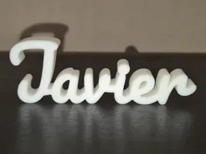 Javier Name Sign Display Decor