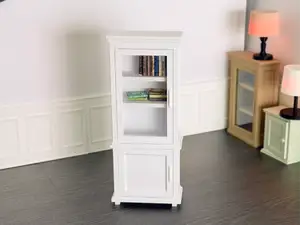 Mini furniture: Tall Cabinet with printable books