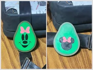 Minnie Mouse Avocado Bag Strap Charm