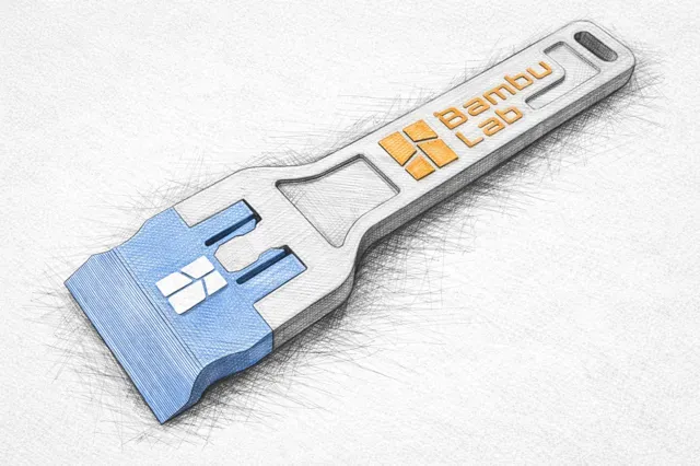 Bambu Lab 3D Printer Bed Scraper 2026 OEM Version — Фото 2 из 14