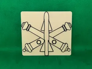 Air Defense Artillery Branch Plate