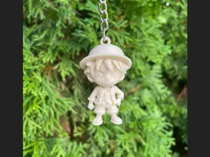 Monkey D. Luffy Keychain PirateCaptain Charm noams