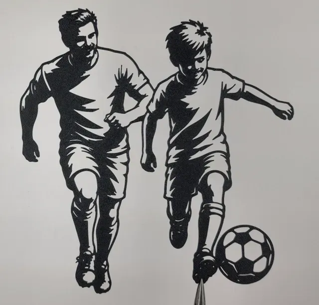 Father and Son Soccer Wall Art Decor — Фото 2 из 3
